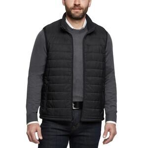 NWT Banana Republic Men's Quilted Vest, XXL, Black, Warm, Winter, Layers